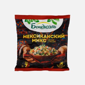 Смесь Бондюэль Мексиканский микс Овощи с рисом 400г