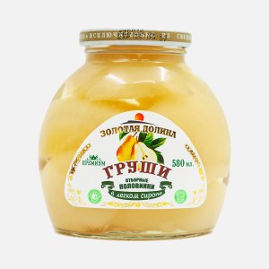Груши Золотая долина в легком сиропе ст/б 530г