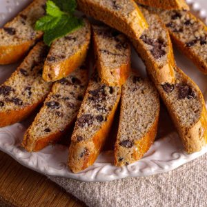 Печенье Бискотти с шоколадом к чаю вес