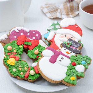 Пряник Имбирная открытка к чаю вес