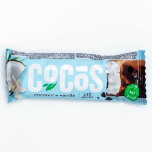 Батончик ФитнесШок Кокос/ваниль глазированный без сахара 35г