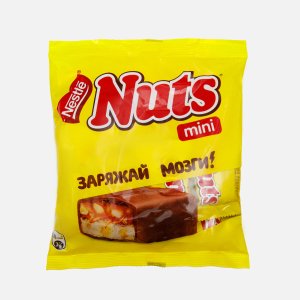 Конфета Натс с фундуком и арахисом 148г