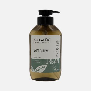 Мыло Эколатье Урбан Базилик/жожоба жидкое д/рук 400мл