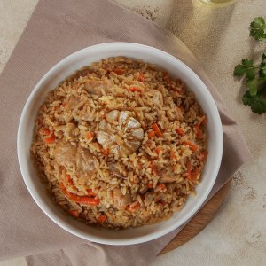 Плов с курицей 1кг вес