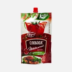 Кетчуп Слобода Шашлычный дой/пак 320г