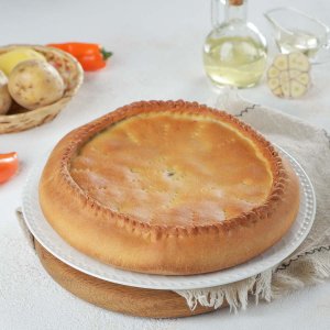 Пирог с говядиной и картофелем вес