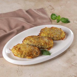 Шницель из говядины в картофельной панировке жареный вес