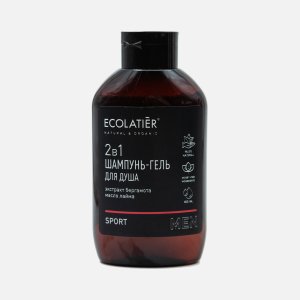 Шампунь Эколатье Мэн Гель д/душа 2в1 Спорт 400мл
