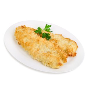 Филе минтая в панировочных сухарях вес