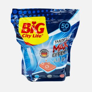 Таблетки Биг Сити Ультра Алл ин 1 д/посудомоеч машин 50шт
