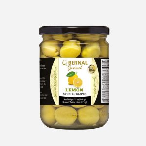 Оливки Берналь Мансанилья фаршированные лимоном ст/б 436г