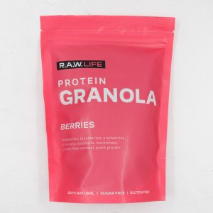 Гранола Рав Лайф протеиновая Ягоды 220г