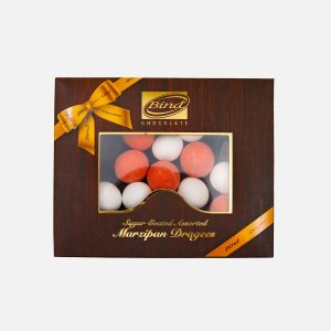 Драже Байнд Марципан в цветном шоколаде 100г