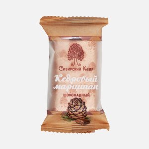 Конфеты Сибирский кедр Кедровый марципан шоколадный 40г