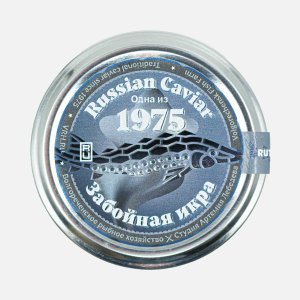 Икра Волгореченскрыбхоз осетровая стерляди Забойная 1975 ст/б 50г