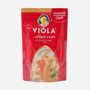 Сыр Виола плавл Четыре сыра 45% дой/пак 180г