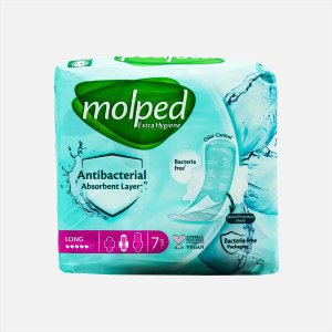 Прокладки Молпед Ультра Супер антибактериальные с крылышками 7шт