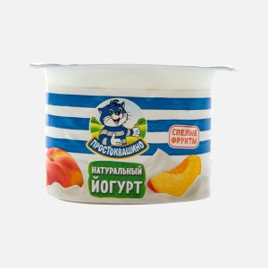 Йогурт Простоквашино с персиком 2.9% пл/ст 110г