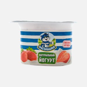 Йогурт Простоквашино с клубникой 2.9% пл/ст 110г