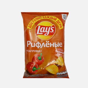 Чипсы Лэйс Рифленые Паприка пл/уп 70г