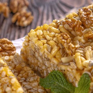 Чак-чак с семенами подсолнечника вес