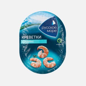 Мясо креветки Русское море в заливке 180г