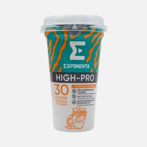 Напиток к/м Экспонента Хай-Про Соленая карамель обезж б/сах 250г