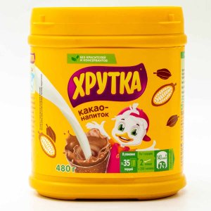 Какао-напиток Хрутка быстрорастворимый пл/б 480г