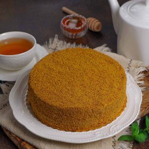 Медовик Домашний со сметаной вес