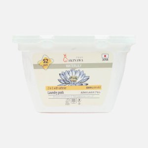 Гель-капсулы Акинава д/стирки 2в1 с аром водян лилии 52шт
