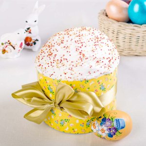 Кулич с изюмом вес