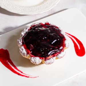 Корзиночка творожная с черникой 140г