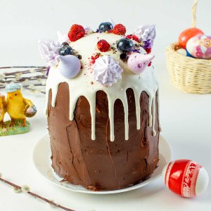 Кулич с кремом-чиз вес