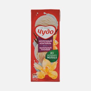 Коктейль Чудо молочный Ванильный пломбир 2% т/п 200мл