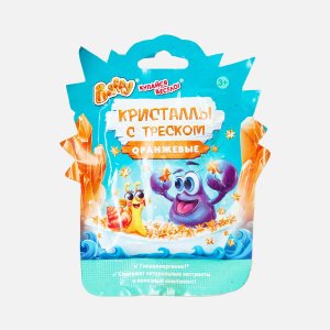 Кристаллы Баффи с треском оранжевые 10г