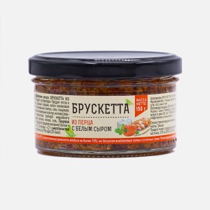 Брускетта Оливатека из перца с белым сыром ст/б 150г