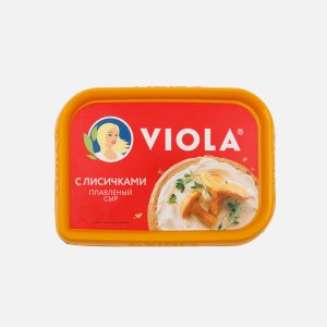 Сыр Виола плавл с лисичками 50% пл/ванна 200г