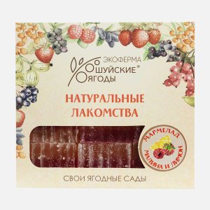 Мармелад Экоферма Шуйские ягоды из малины с лимоном 250г