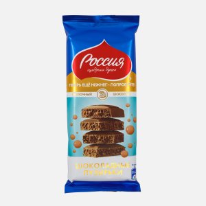 Шоколад Россия Щедрая душа молочный пористый 75г