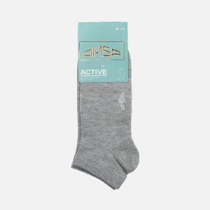 Носки женские Омса Актив 151 р39-41 25-27 Серый Меланж спортив