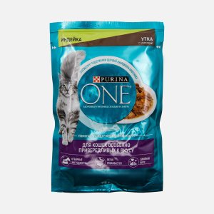 Корм Пурина Ван д/приверед кошек индейка/утка с морковью 75г