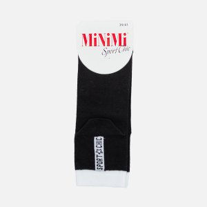 Носки женские Миними Спорт Шик 4301 р39-41 25-27 Неро укороченные