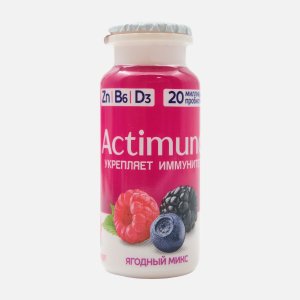 Продукт к/м Актимуно Ягодный микс 1.5% пл/б 95г