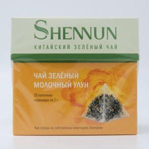 Чай Шеннун Молочный Улун зеленый 20пак*2г 40г