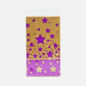 Скатерть Звезды на черном-2 120х180 полиэтилен 306005