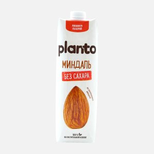 Напиток Планто миндальный без сахара ультрап т/п 1л