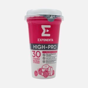 Напиток к/м Экспонента Хай-Про Малина-Банан обезж б/сах 250г