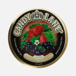 Леденцы Кэнди Лайн Клубника/Черная смородина 200г