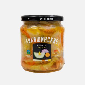Салат Лукашинские Летний из молодых кабачков ст/б 430г