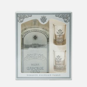 Водка Царское село 40% п/у 0,7л +2 стопки
